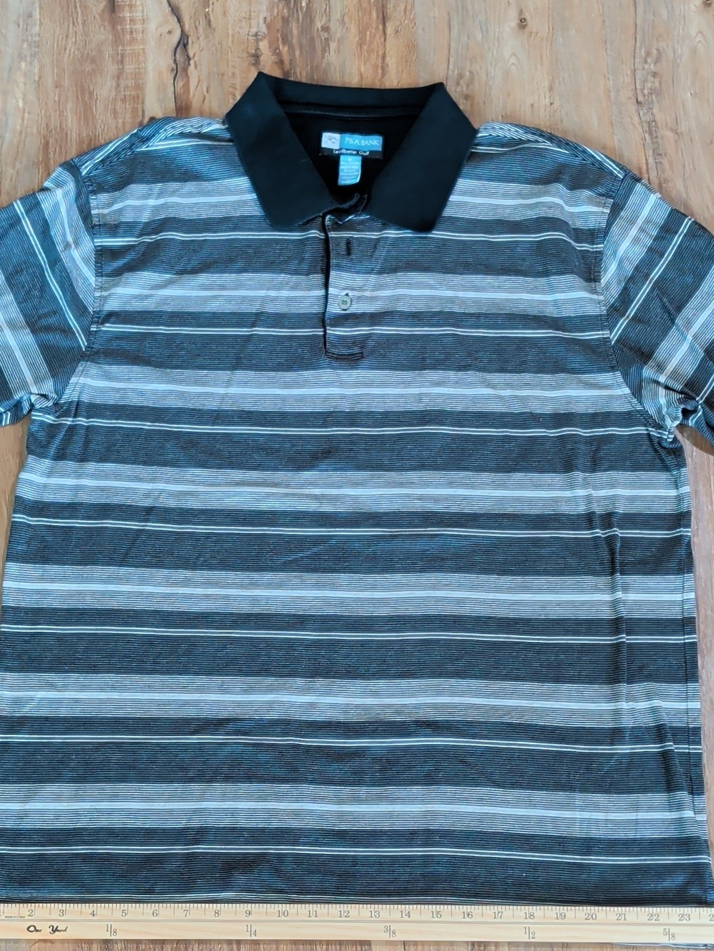 Jos. A. Bank Leadbetter Golf Men's XL Striped Polo Cool Tech Cotton
